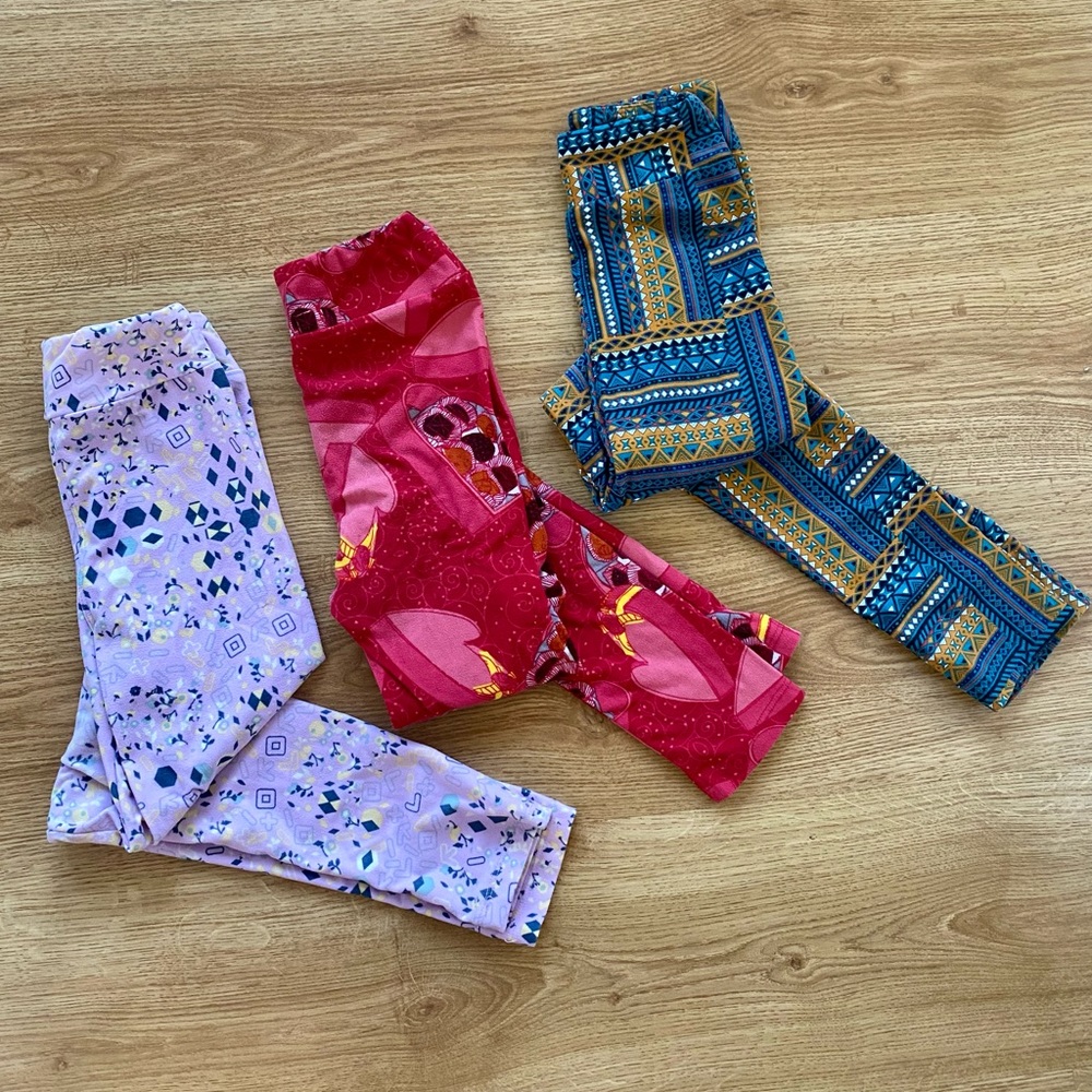 Lularoe kids leggings L/XL